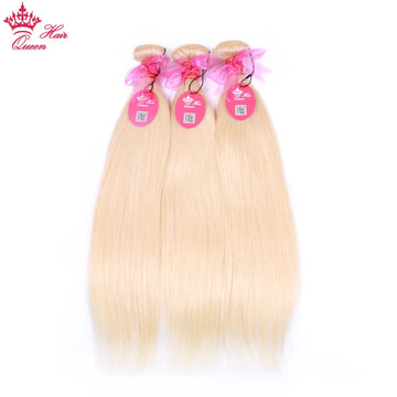 Queen Hair Products #613 Blonde Human Straight Hair Bundles Honey Blonde Bundles Brazilian Hair Weave 100% Human Remy Hair