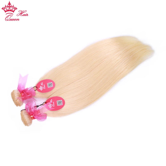 Queen Hair Products #613 Blonde Human Straight Hair Bundles Honey Blonde Bundles Brazilian Hair Weave 100% Human Remy Hair