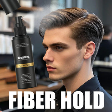 Hair Fiber Spray - Easy-To-Use, Long-Lasting Volume & Texture, Ideal for All Hair Types, with Natural-Looking Fullness
