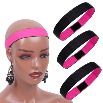 Wig Band For Melting Lace Band Elastic Bands For Wig Edge Lace Frontal Melt Adjustable Wrap To Lay Scarf Keeping Grip No Slip