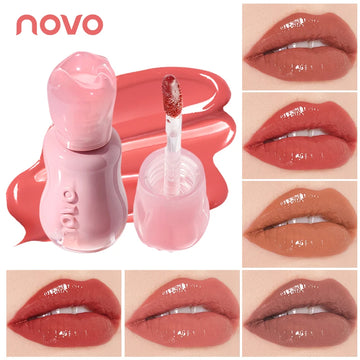 Waterproof Water Lip Gloss - Moisturizing & Hydrating Shine, Lasting Nourishing Liquid Lipstick With Seed Oils, Smooth Texture