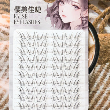 DIY False Eyelashes extenstions Natural Look Lightweight Enlarge Your Eyes fake eyelash for Daily cosplay Cosmetics tools