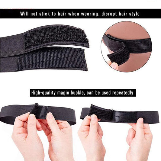 Wig Band For Edges Melt Band For Lace Wigs Adjustable Magic Sticker Edge Slayer Band 3-4cm Width Elastic Band for Hair Edges