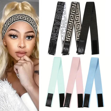 4cm Wide Elastic Bands For Wig Lace Melting Band Edges Wig Band For Keeping Wigs In Place & Lace Frontal Melt Edge Wrap Non Slip